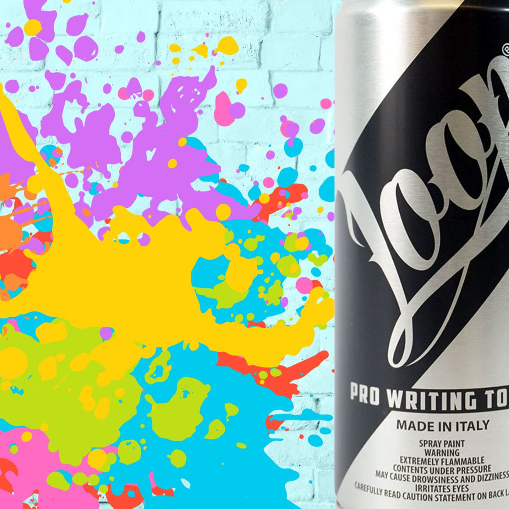 Loop Graffiti Spray Paint 400mL Cans - Set of 12 Pastel Colors