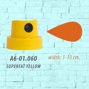 Loop Colors Spray Paint SuperFat Yellow Cap for spray can Super fat cap